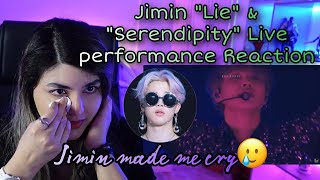 방탄소년단Jimin 지민 Lie 교차편집 Jimin Lie Stage Mix & Serendipity Live Performance Eng Sub Reaction