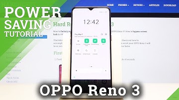 How to Save Power in OPPO Reno 3– Power Saving Mode