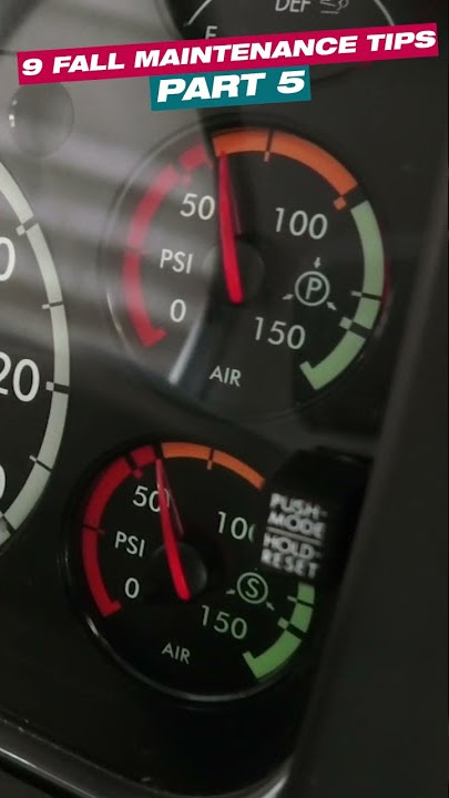 Check your Air Compressor | Heavy Duty Fall Maintenance Tips