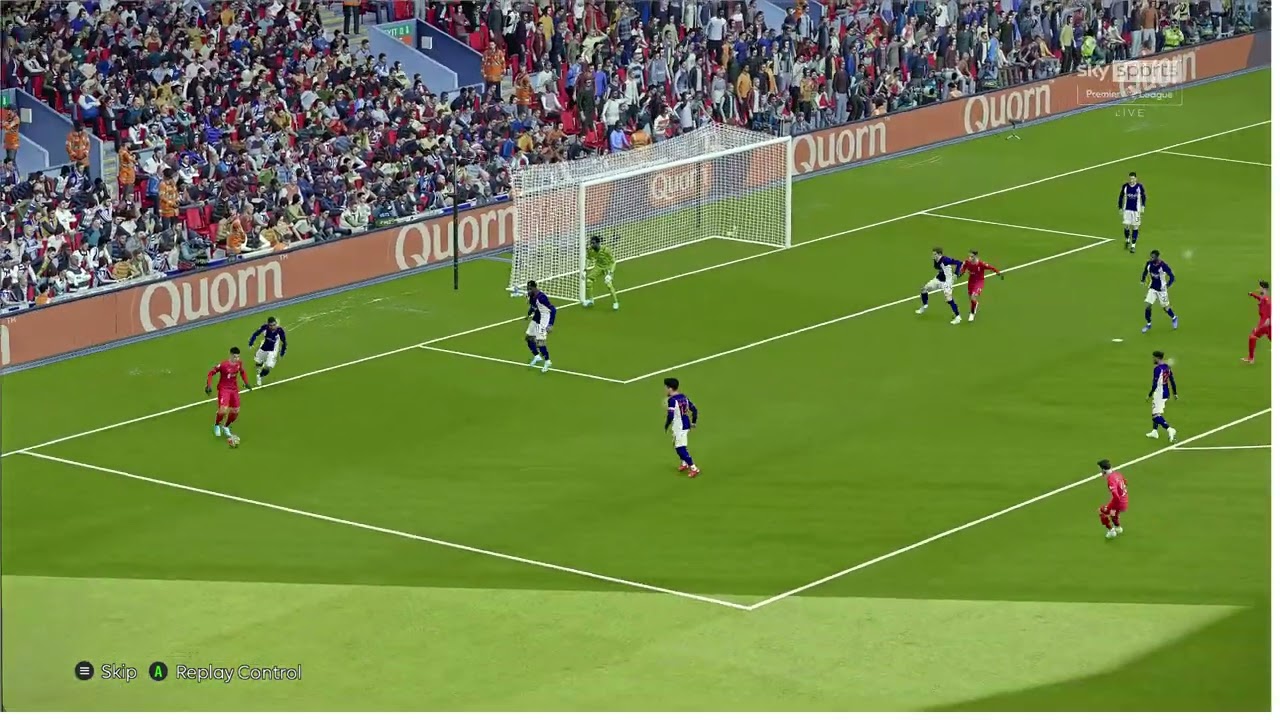 Andy Robertson floats in a cross and Fabio Carvalho rises to power a header in!