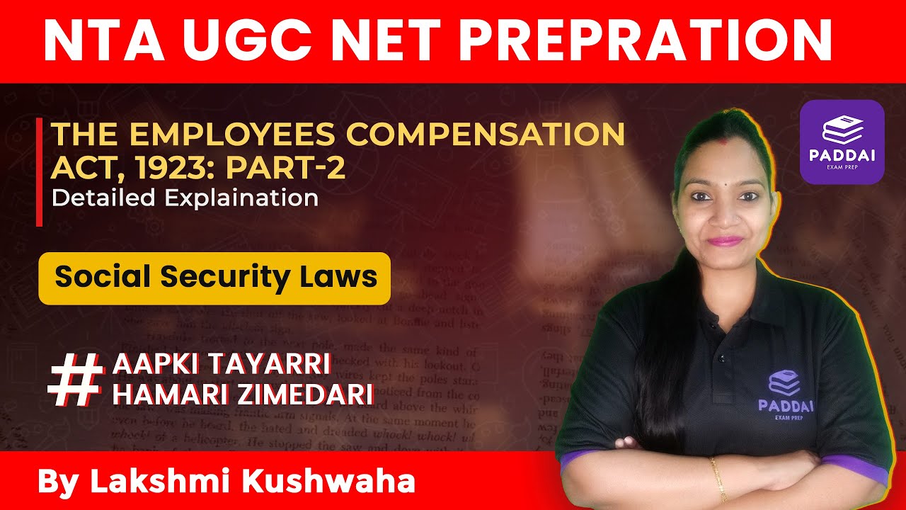 THE EMPLOYEE’S COMPENSATION ACT, 1923 - Part II - YouTube