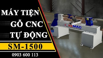 SM-1500 I Máy tiện gỗ cnc I Máy tiện gỗ lệch tâm I Máy tiện chân ghế