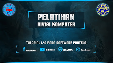 TUTORIAL I/O INPUT OUTPUT PADA SOFTWARE PROTEUS DAN CVAVR