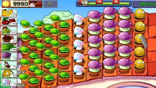 Plants vs Zombies • Adventure Roof 3/4 • Full Walkthrough HD