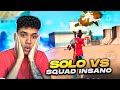 JOGUEI SOLO VS SQUAD DEPOIS DE MUITO TEMPO E OLHA NO QUE DEU! FREE FIRE