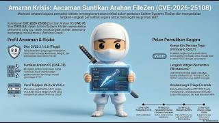 Mandat CISA Dikeluarkan: Menyahbina Suntikan Perintah Soliton FileZen OS (CVE-2026-25108)