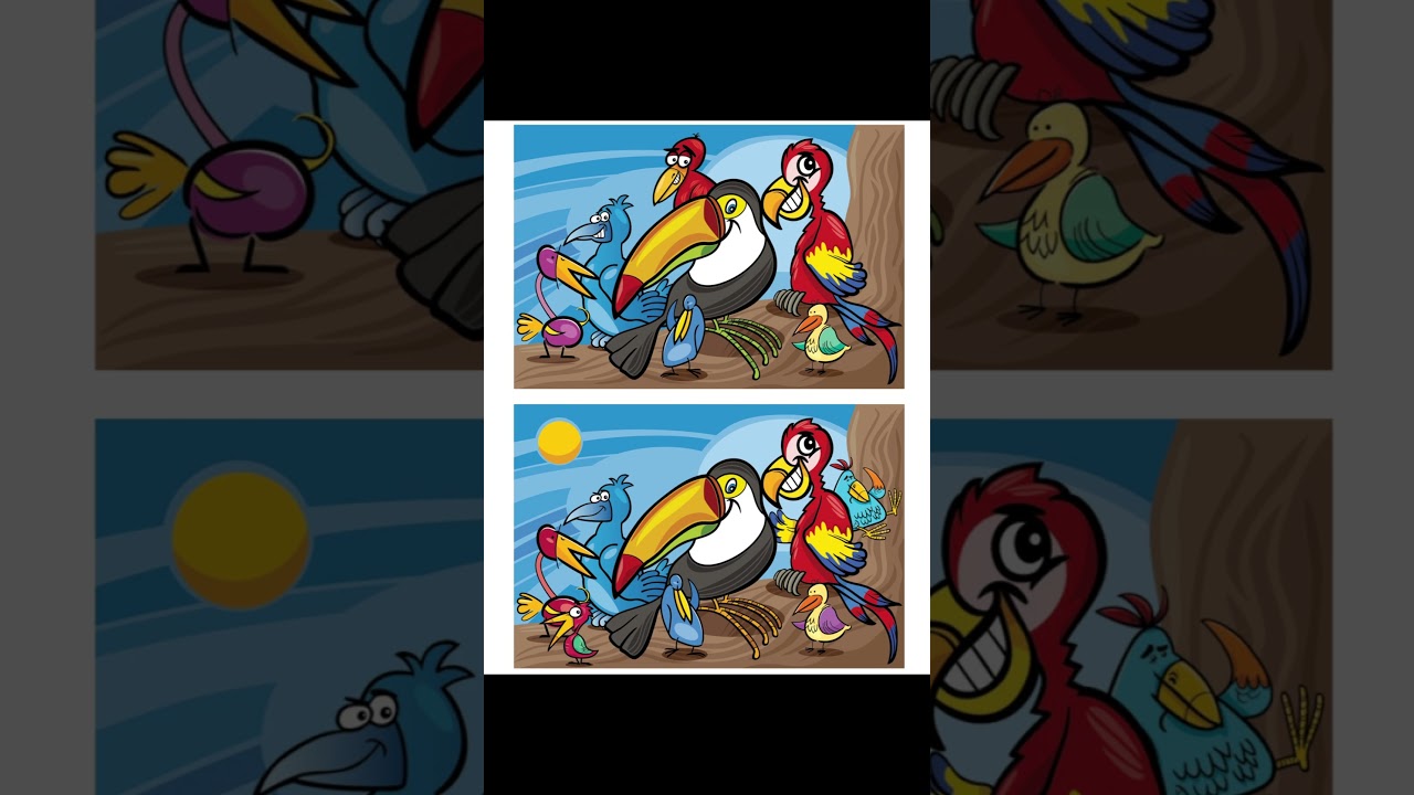 spot the 10 differences - find. 10 difference between two pictures 