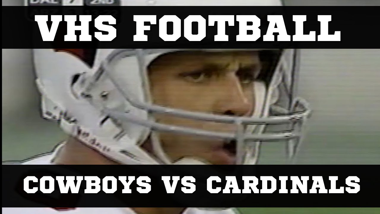 Cowboys vs Cardinals 2000 Full Game Classic VHS Football YouTube