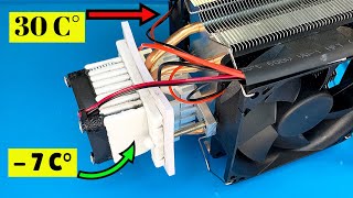 how to make peltier air conditioner peltier module , homemade ac screenshot 5