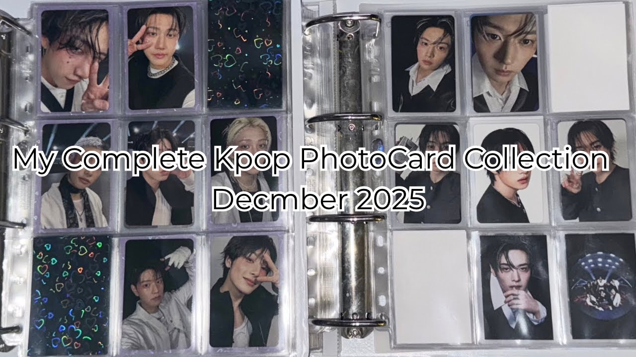 My Complete Kpop Photocard Collection 2025 {ASMR}