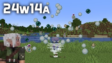 News in Minecraft Snapshot 24w14a - Java 21!