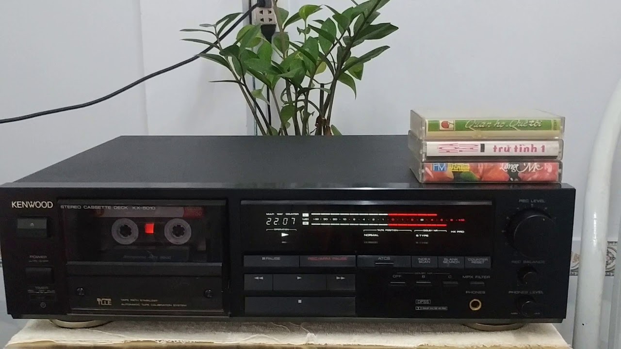 Kenwood Stereo cassette Deck KX 5010 YouTube