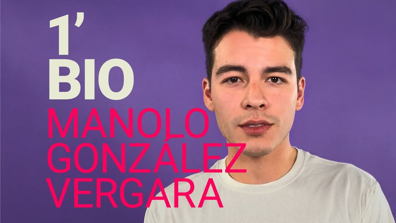 ¡Manolo González Vergara te cuenta su vida en un minuto! YouTube