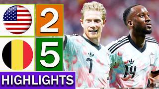 Usa Vs Belgium 2-5 Extended Highlights & All Goals Friendly 2026