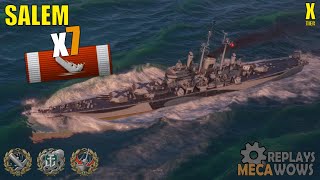 Salem 7 Kills & 187k Damage | World of Warships Gameplay