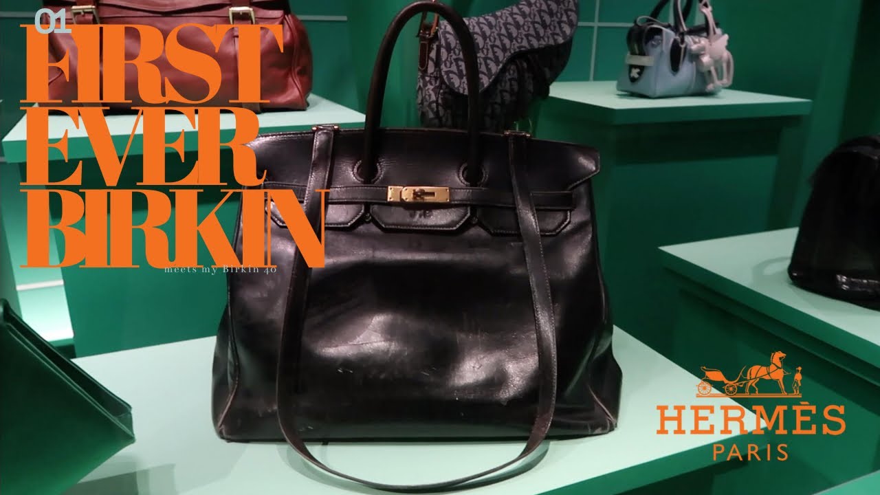 The first ever Birkin bag to go on show at the V&A