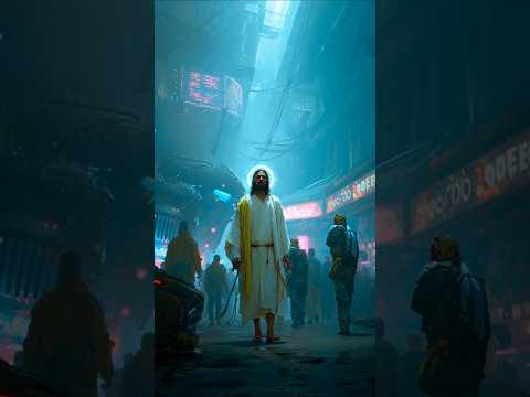 Futuristic World Jesus God 