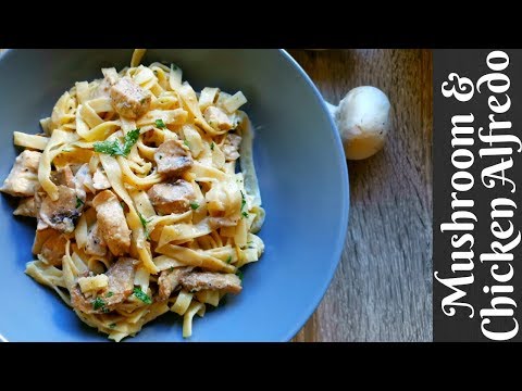 alfredo-with-chicken-and-mushroom-|-mushroom-and-chicken-alfredo-|-mushroom-and-chicken-pasta