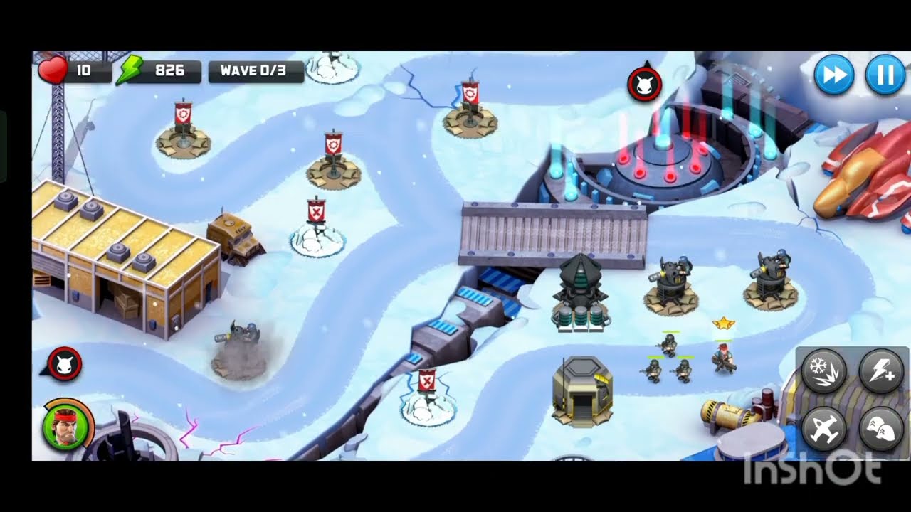 Alien Creep TD. The hard level of the ice land map Was solved by Robin gaming