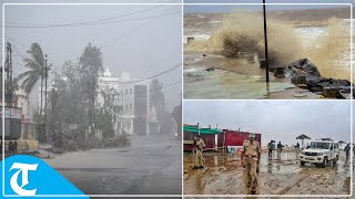 Cyclone Biparjoy starts making landfall in Gujarat’s Kutch; trees, electricity poles uprooted screenshot 5