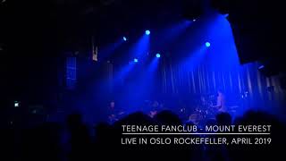 TEENAGE FANCLUB - MOUNT EVEREST - live Oslo Rockefeller April 2019