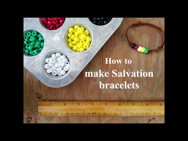 Buy Salvation Bracelet With Swarovski & Silver Beads Great Gift Idea Online  in India - Etsy
