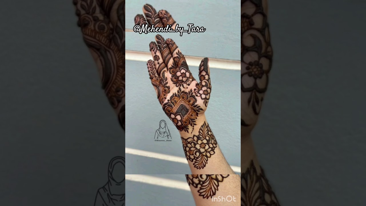 Dubai pattern Mehndi Designs😍🔥|Latest Unique Khafeef Bridal Henna 