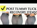 WHAT I PURCHASED FOR MY TUMMY TUCK RECOVERY AT HOME!