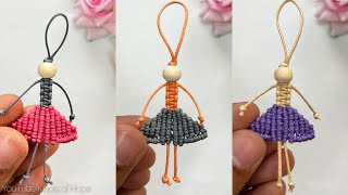 Famous DIY Handmade Macrame dolls, Macrame dolls keychains Wealth