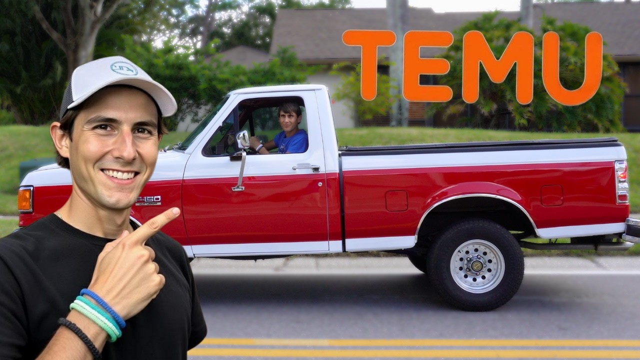 Modding This OBS Ford Truck Using TEMU Car Accessories!