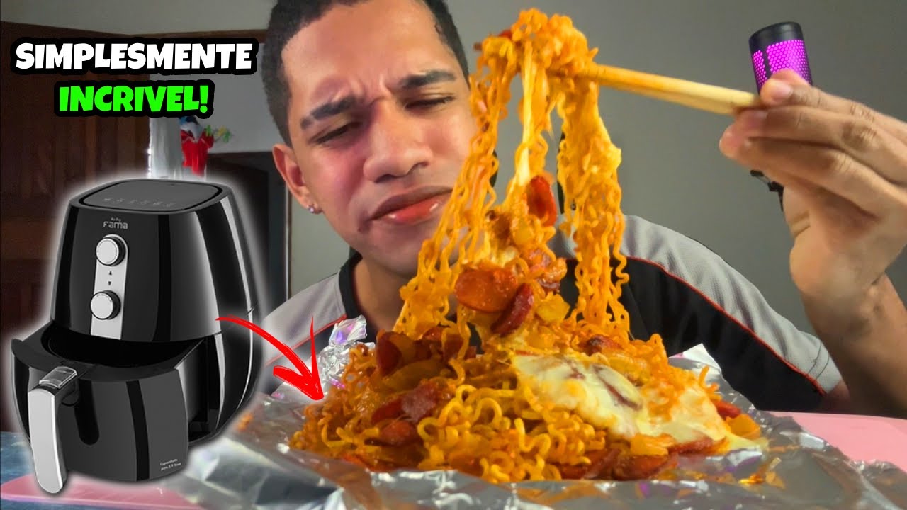 🧀 MIOJO TURBINADO GRATINADO NA AIRFRYER! 😱🍜 | Receita Fácil e Deliciosa!