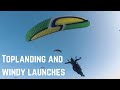 Paragliding adventure with toplanding and cobra start