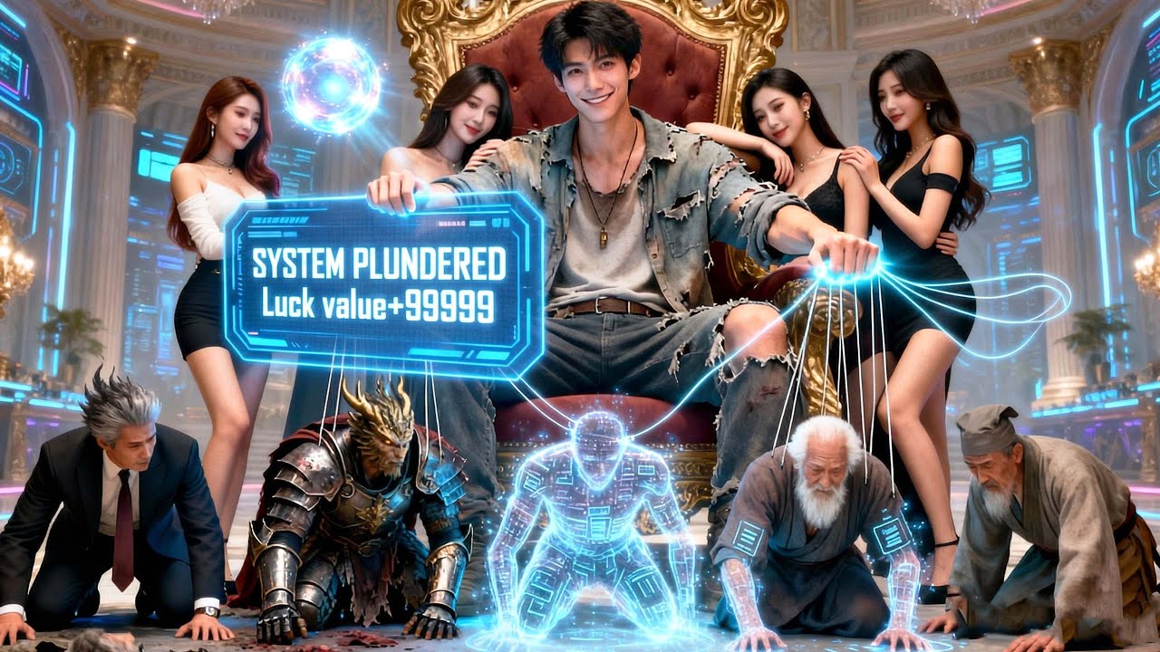 Poor boy Transmigrated Cannon Fodder,binds Plunder System!Crusher Dragon King & Gods, marries Wives!