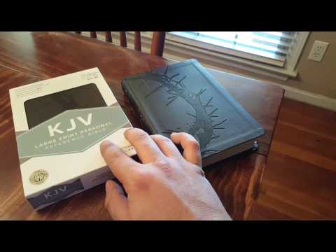 Holman KJV Large Print Personal Reference Bible in a Charcoal Leathertouch® cover - Bible Review