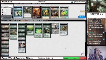 2018/11/01: Modern - Breaking some more Worlds