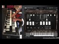 B5 Organ V3  vs real Hammond organ and Leslie 122