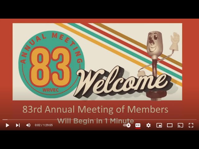 83rd Annual Meeting LIVESTREAM Sept. 1, 2022