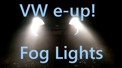 VW e-up! (no) fog lights