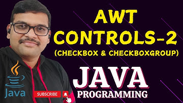 AWT CONTROLS part-2 (CHECKBOX,CHECKBOXGROUP) - JAVA PROGRAMMING