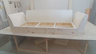 Making a sofa in the living room | Frame