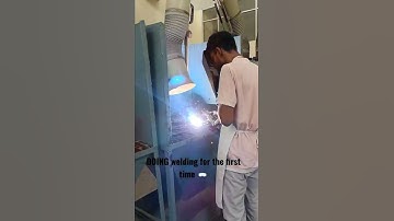 Doing welding in college  🥽 #dtu #nsut #iit #igdtuw