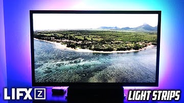 LIFX Z Experience Light Strips Setup/Impressions! (MAKE ANYTHING LOOK AWESOME!)