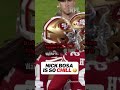 Nick Bosa is just a chill guy 😎 #nfl