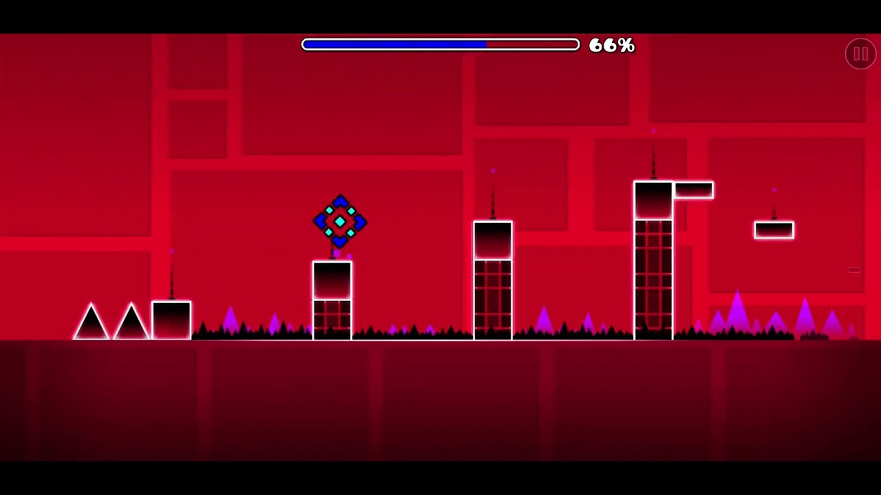 Playing Geometry Dash | part 1 | Cypost - YouTube
