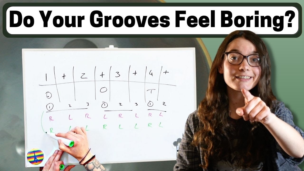 3 Cool Ways to Play the Same Groove | Handpan Tutorial