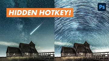 Create Star Light Trails with Photoshop!