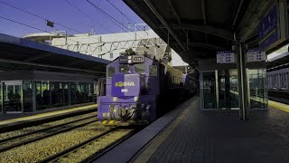 [4K] DEL7382호 견인 레일크루즈 해랑 평택역 통과 (2018.12.30)