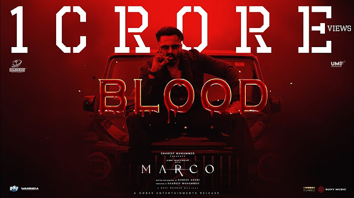 Marco - First Blood | Unni Mukundan | Shareef Muhammed | Haneef Adeni | Santhosh Venky | Sony Music