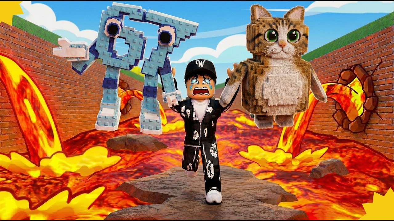(LIVE) SOBREVIVE A LA LAVA POR BRAINROTS EN ROBLOX