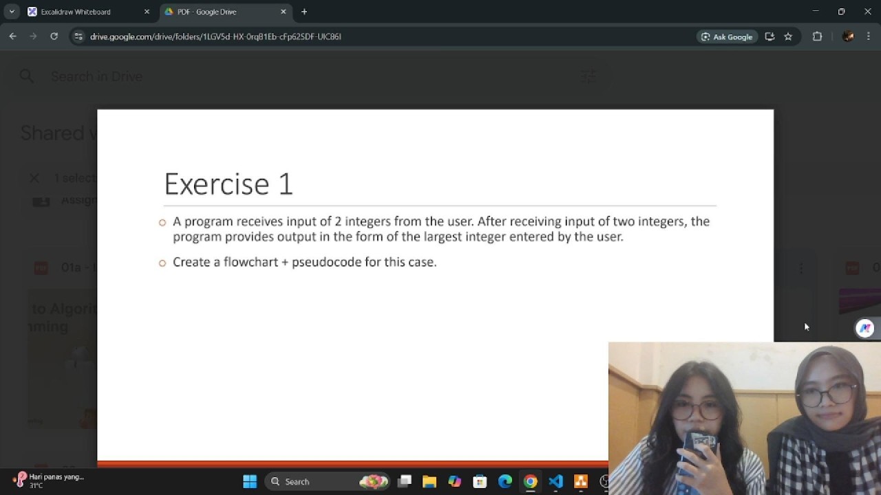 Assignment 1: Flowchart & Pseudocode - Algorithm and Programming - YouTube